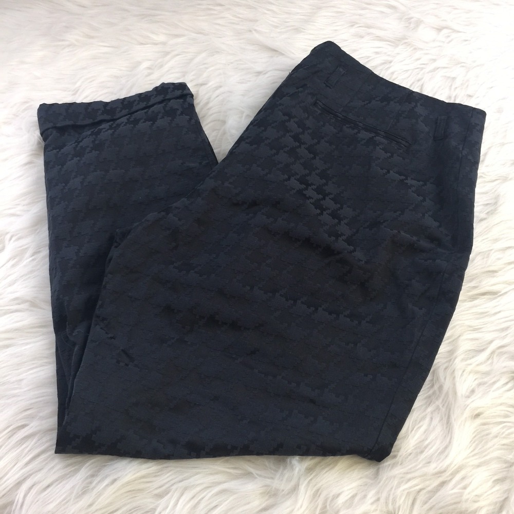 Lane Bryant Size 16 Pants Womens Textured Work Career Trousers (J)